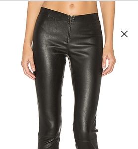 Alice + Olivia faux leather leggings sz2